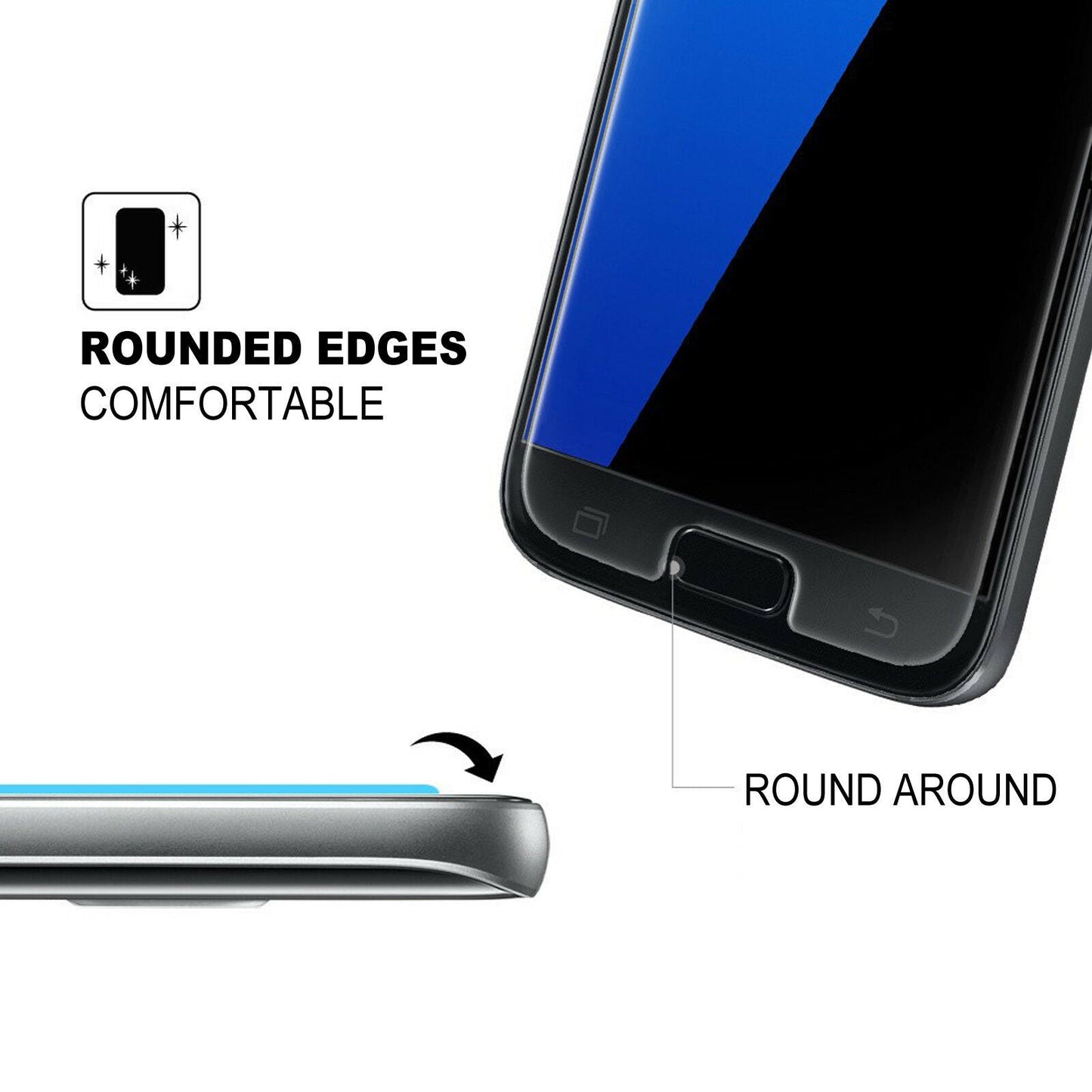 Samsung Anti-Scratch Tempered Glass Screen Protector - Samsung A Series