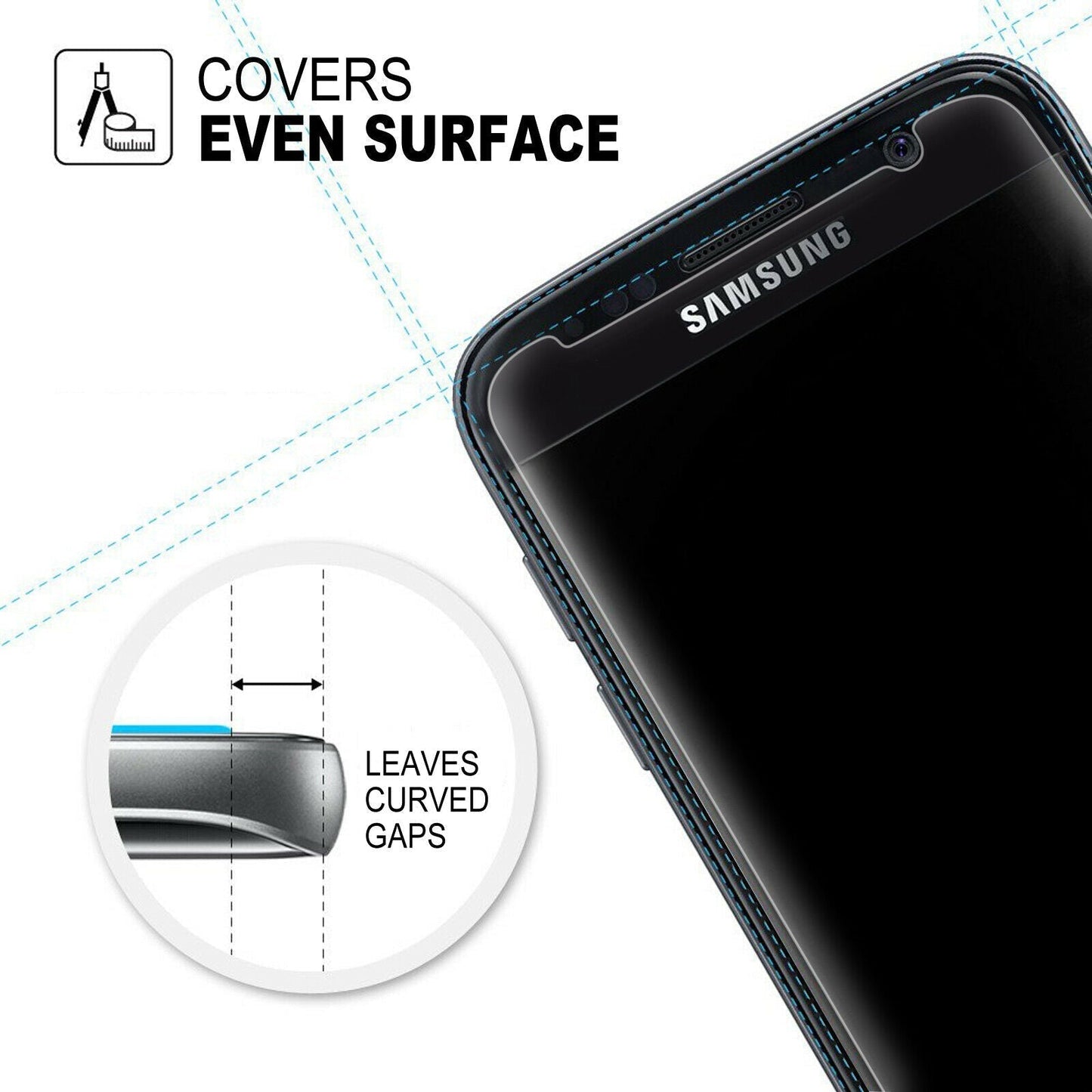 Samsung Anti-Scratch Tempered Glass Screen Protector - Samsung A Series