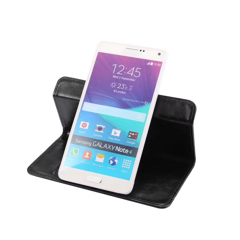 Universal Phone Leather Case Cover Flip 360 Rotation