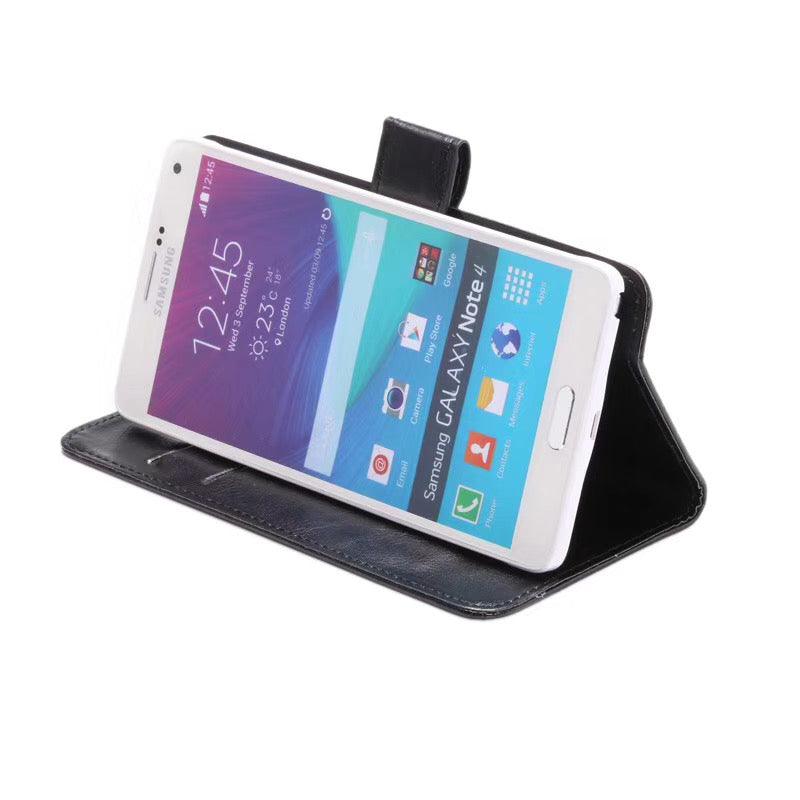 Universal Phone Leather Case Cover Flip 360 Rotation