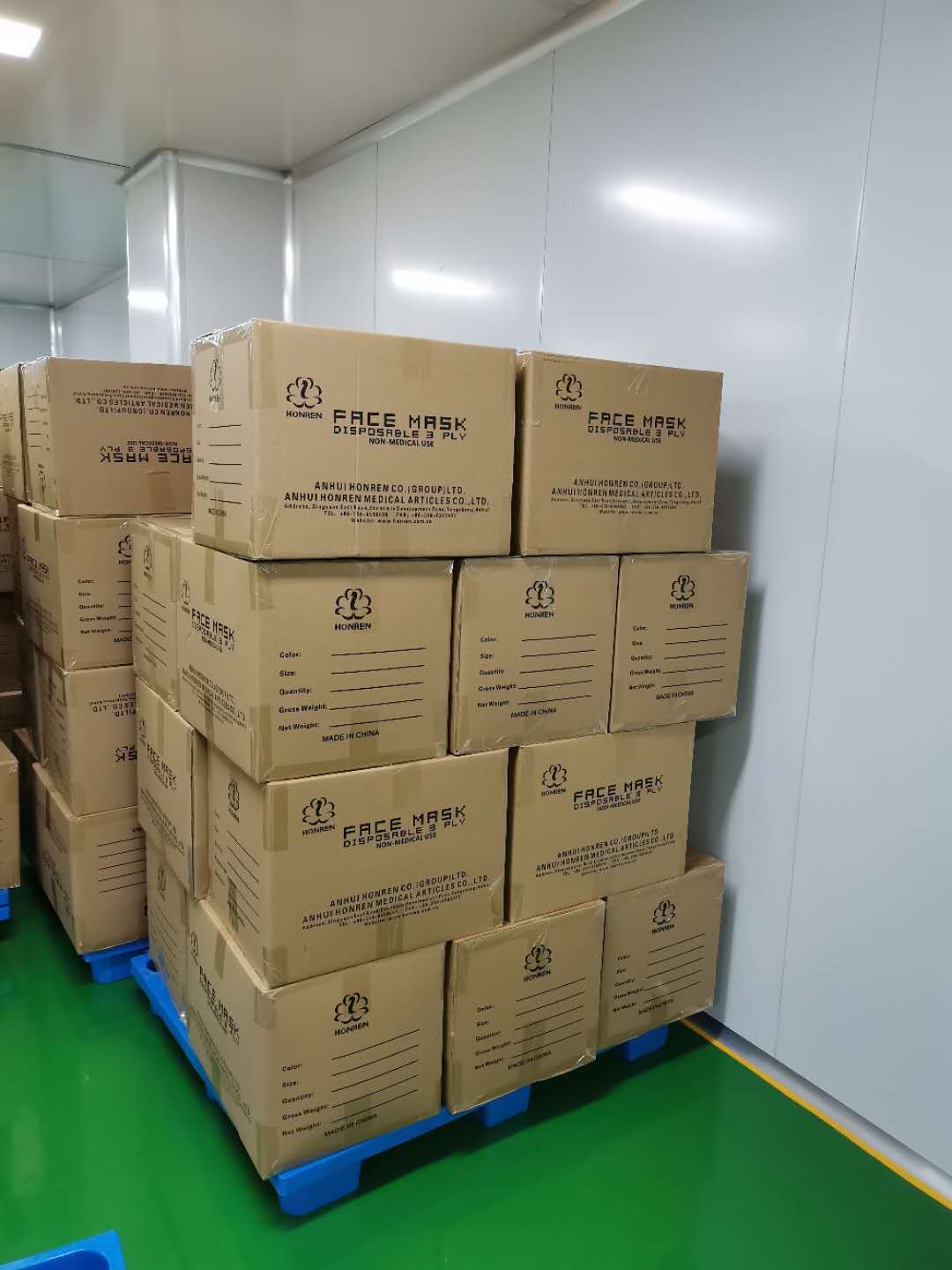 Honren 3 Ply Disposable Face Mask