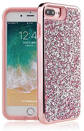 iPhone Dual Layer TPU PC Hybrid Rhinestones Glitter Bling Diamond Phone Case