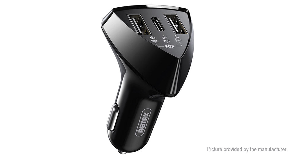 REMAX RCC 214 ALIENS PRO Car Charger QC + PD USB + Type C Car Charger