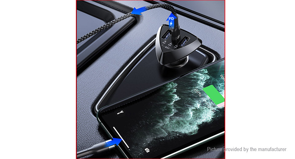 REMAX RCC 214 ALIENS PRO Car Charger QC + PD USB + Type C Car Charger