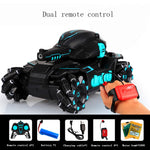 Load image into Gallery viewer, 2.4G RC Car Toy 4WD Water Bomb Tank RC Toy Shooting Competitive Gesture Controlled Tank Remote Control Drift Car Kids Boy Toys
