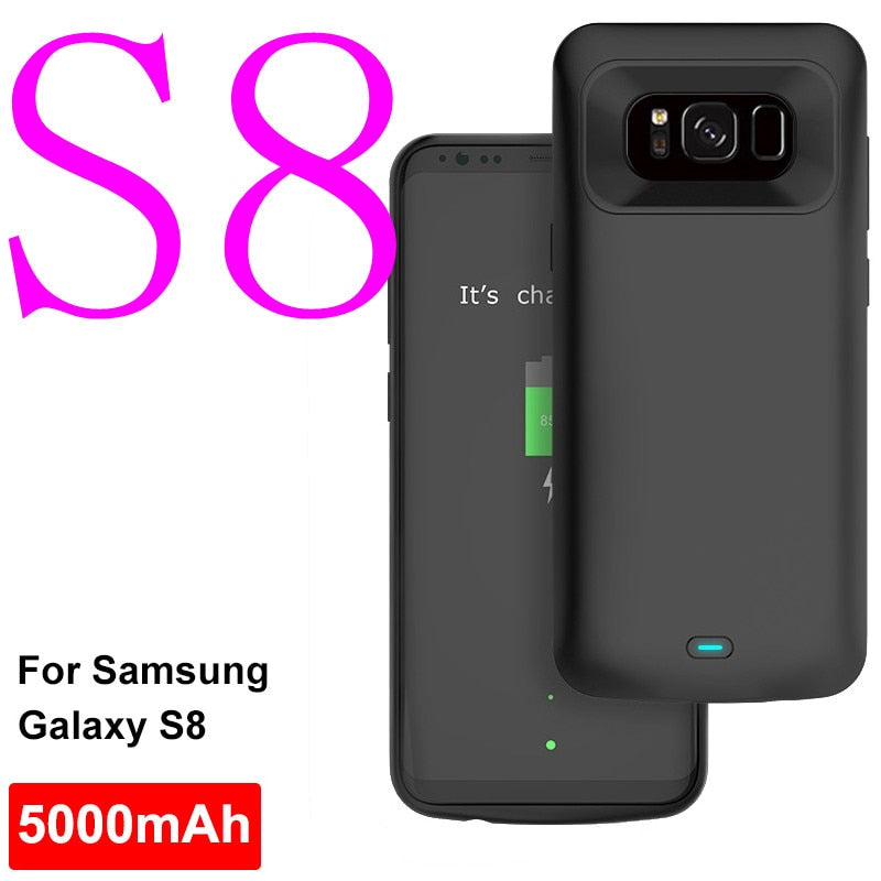 External Battery Case For Samsung Galaxy Note 20 Ultra 8 9 10 S8 S9 S10 S20 S21 S22 Plus Ultra S10e battery charger case charging PowerBank
