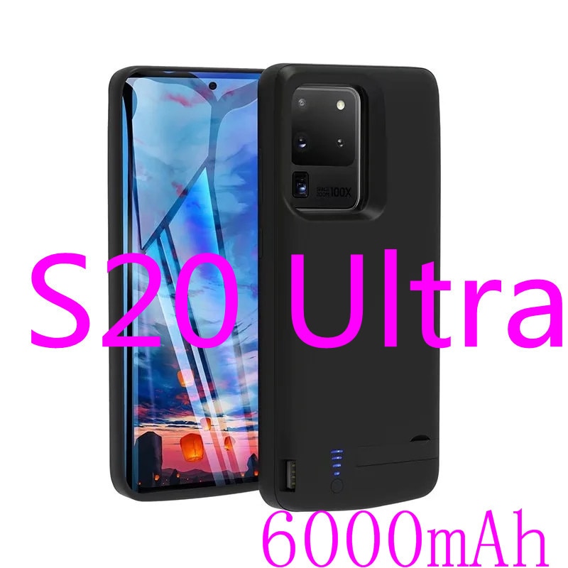 External Battery Case For Samsung Galaxy Note 20 Ultra 8 9 10 S8 S9 S10 S20 S21 S22 Plus Ultra S10e battery charger case charging PowerBank