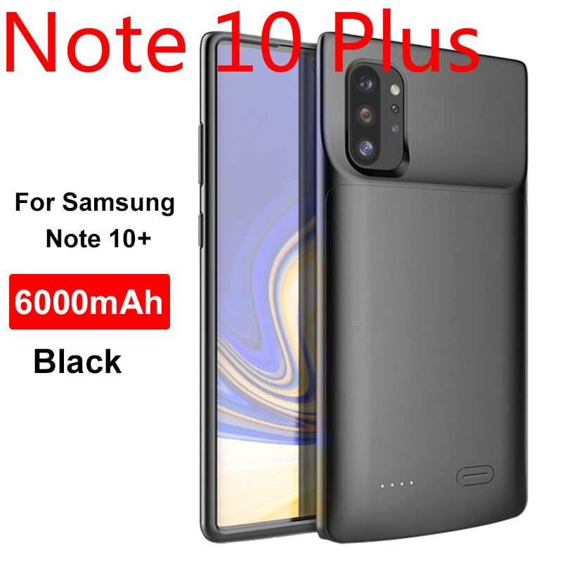 External Battery Case For Samsung Galaxy Note 20 Ultra 8 9 10 S8 S9 S10 S20 S21 S22 Plus Ultra S10e battery charger case charging PowerBank