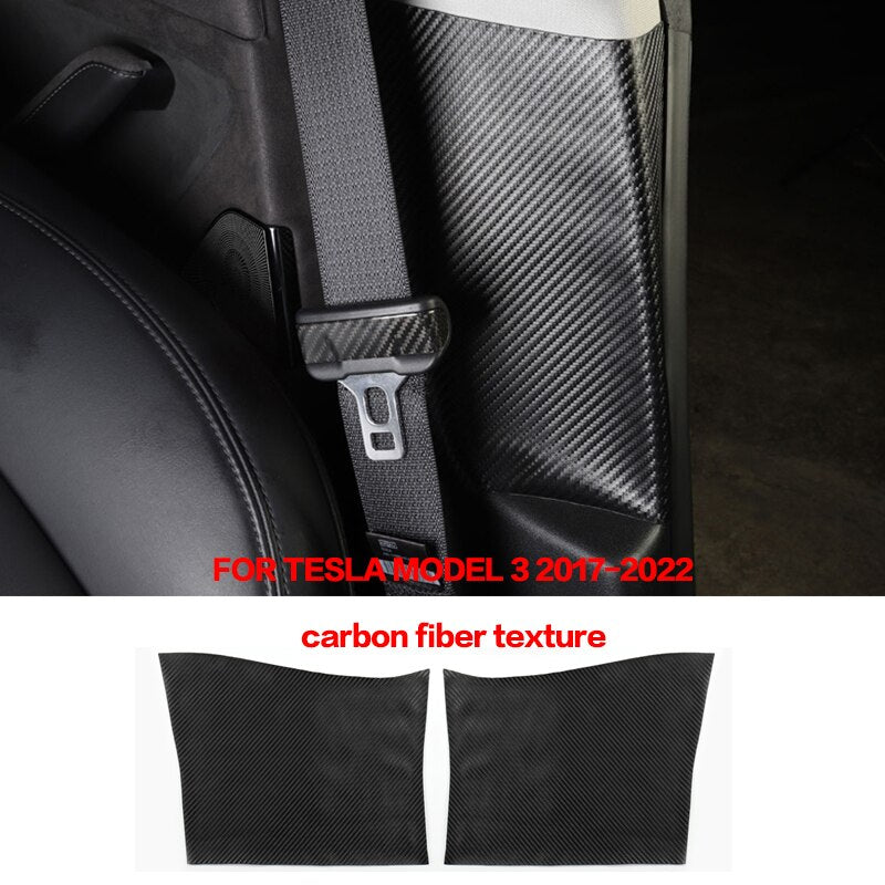 LUCKEASY For Tesla Model 3 Invisible Car Door Sill Anti Kick Pad Protection Side Edge Film Model3 2017-2022 Protector Stickers