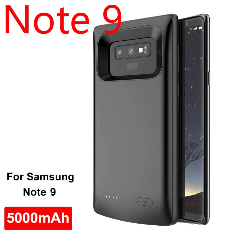 External Battery Case For Samsung Galaxy Note 20 Ultra 8 9 10 S8 S9 S10 S20 S21 S22 Plus Ultra S10e battery charger case charging PowerBank