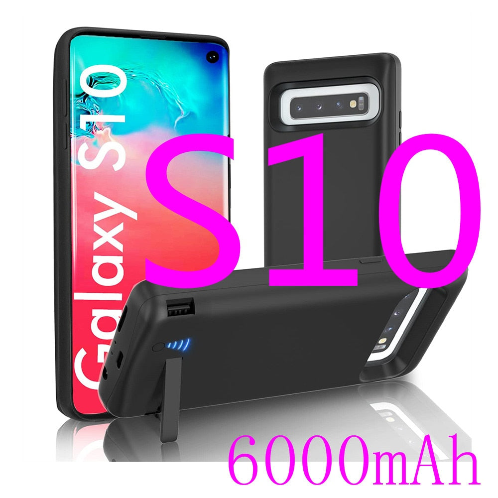 External Battery Case For Samsung Galaxy Note 20 Ultra 8 9 10 S8 S9 S10 S20 S21 S22 Plus Ultra S10e battery charger case charging PowerBank