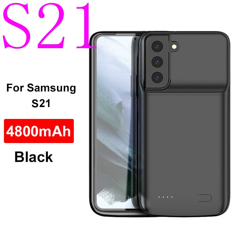 External Battery Case For Samsung Galaxy Note 20 Ultra 8 9 10 S8 S9 S10 S20 S21 S22 Plus Ultra S10e battery charger case charging PowerBank