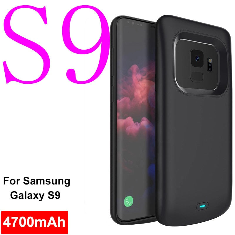 External Battery Case For Samsung Galaxy Note 20 Ultra 8 9 10 S8 S9 S10 S20 S21 S22 Plus Ultra S10e battery charger case charging PowerBank