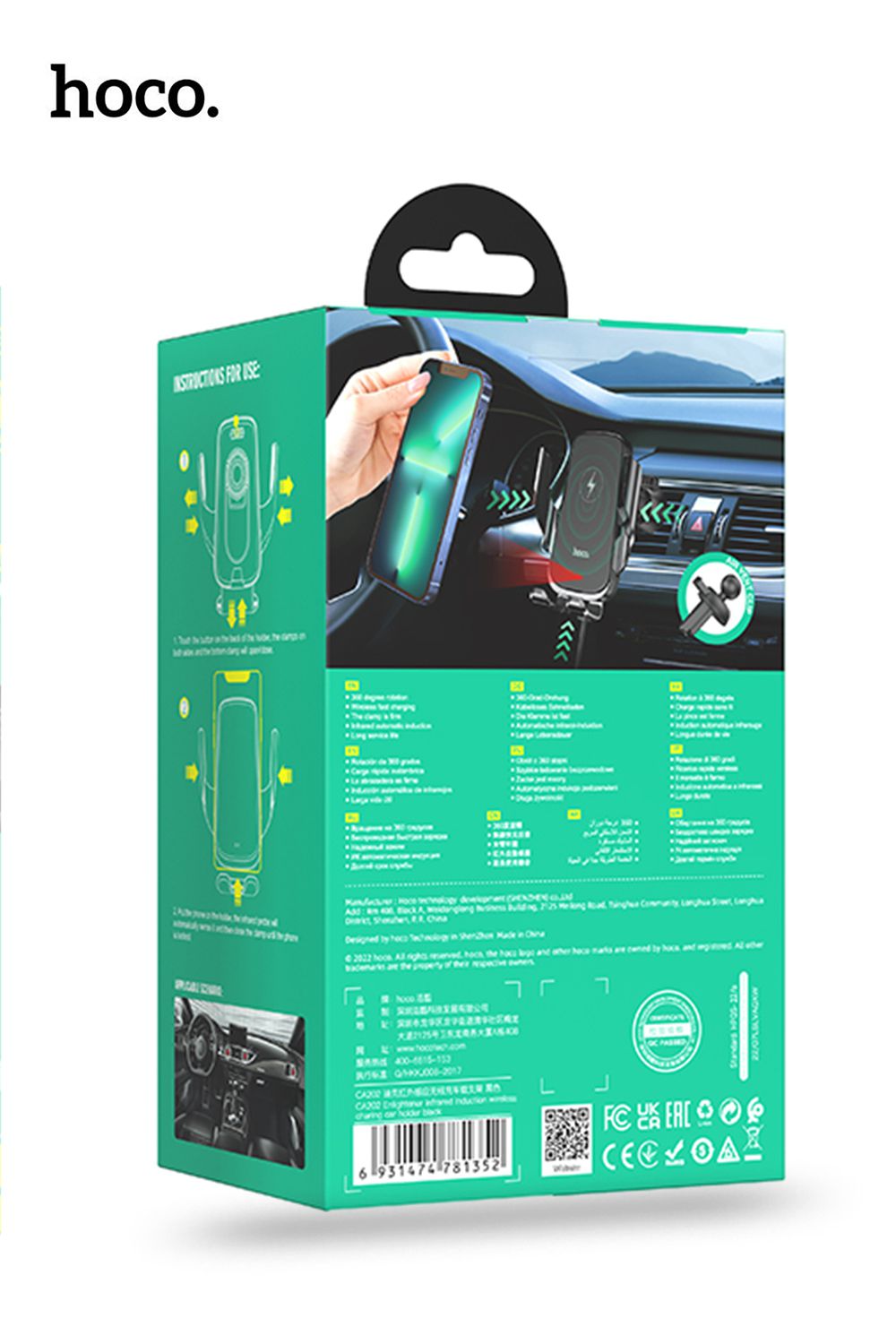 Hoco CA103 Gravity Air Vent Car Holder