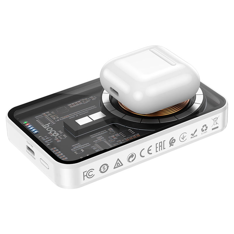Hoco Q10 20W 5000mAh Magnetic Magsafe Wireless Charging Power bank