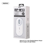 Load image into Gallery viewer, RP-W13 3 in 1 QI Fast Charging Wireless Charger Base For Apple LED Light Display
