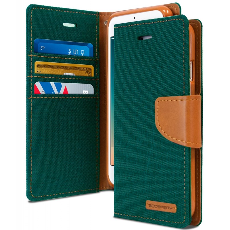 Samsung S6 Edge Mercury Goospery Canvas Diary Case