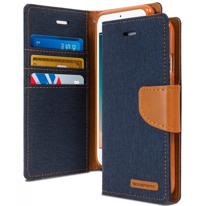 Samsung S6 Edge Mercury Goospery Canvas Diary Case