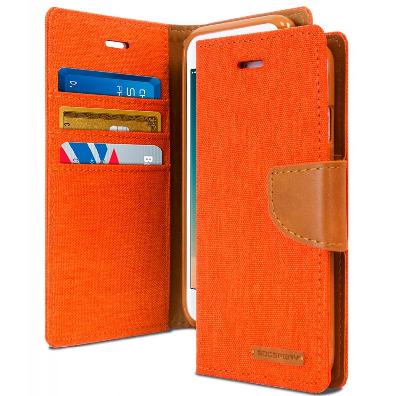 Samsung S6 Edge Mercury Goospery Canvas Diary Case