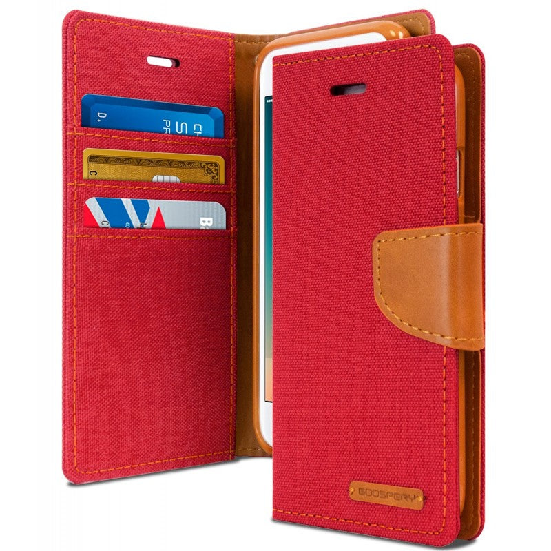 Samsung S6 Edge Mercury Goospery Canvas Diary Case