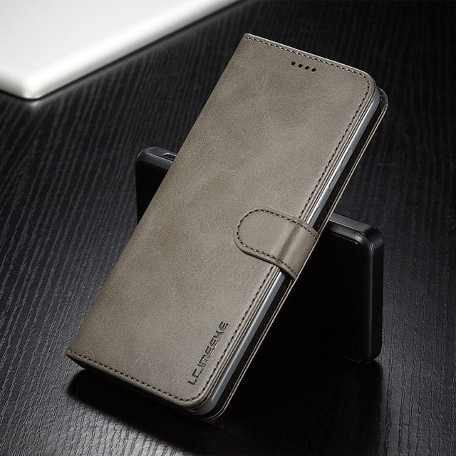Leather Case for Samsung Galaxy S20 Ultra Plus A71 A51 A41 Note 20 10 Plus A70 A50 A20 A20e S9 S8 Plus S7 Edge Wallet Flip Cover