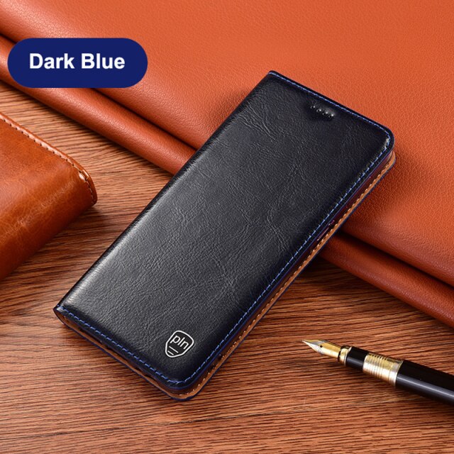 Luxury Genuine Leather Case For Nokia XR20 X10 X20 G10 G20 C10 C20 C30 C01 C1 Plus Magnetic Flip Cover Phone Cases