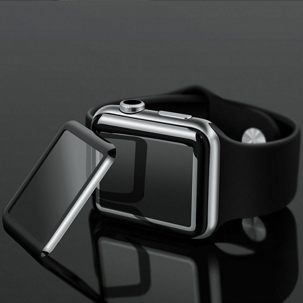 Apple Watch FULL COVERAGE CURVED Tempered Glass Screen Protector