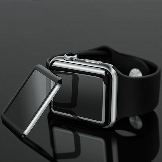 Apple Watch FULL COVERAGE CURVED Tempered Glass Screen Protector