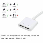 Load image into Gallery viewer, Lightning 2 in1 Adapter For Audio &amp; Call with Charging
