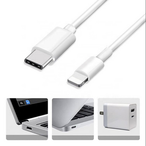 Type C to Lightning / Type C PD Fast Charging & Data Sync Cable