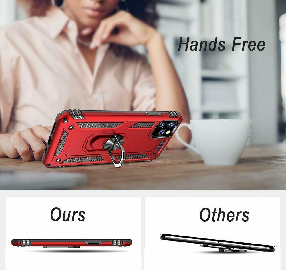 Samsung Galaxy Note Series Dual Layer Heavy Duty Shockproof Magnetic iRing Case Cover
