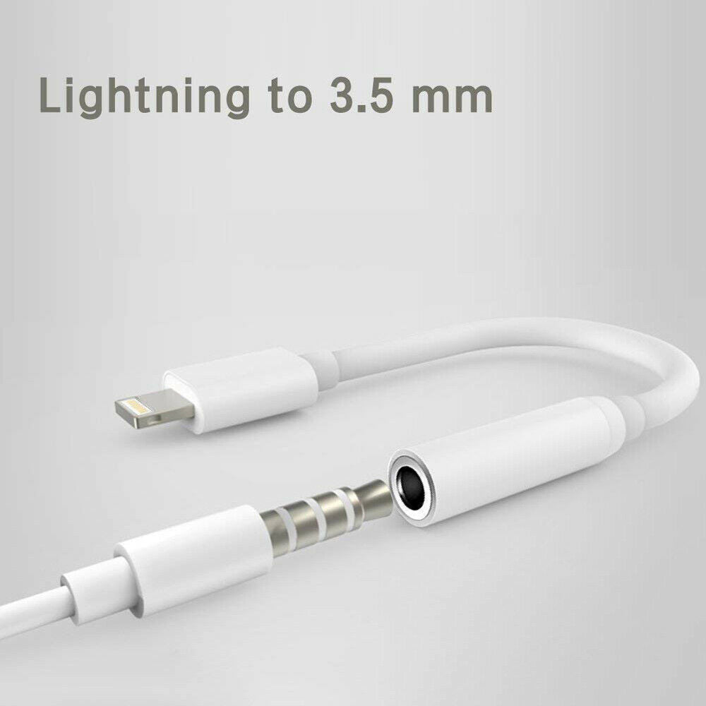 Lightning to 3.5mm Headphones Jack Adapter