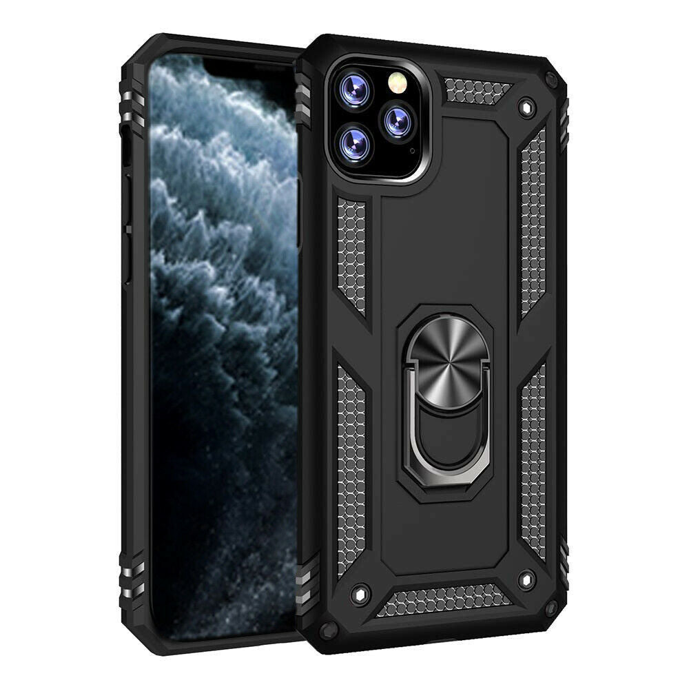 Samsung Galaxy Note Series Dual Layer Heavy Duty Shockproof Magnetic iRing Case Cover