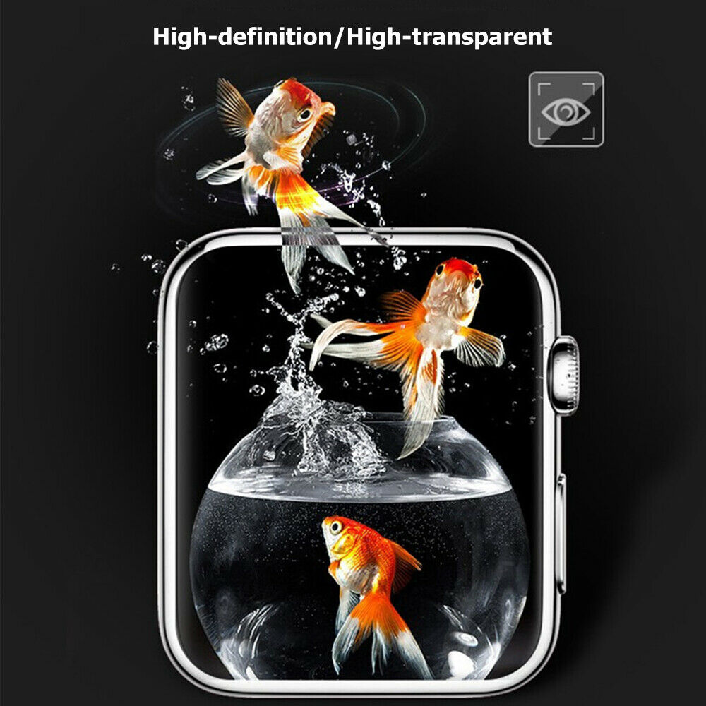 Apple Watch FULL COVERAGE CURVED Tempered Glass Screen Protector