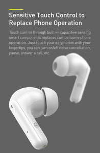 Baseus Active Noise Cancellation True Wireless Earphones Ear buds Pro