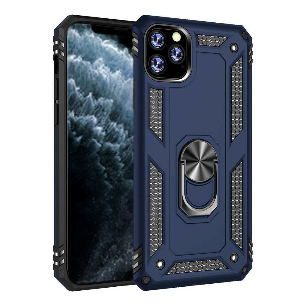 Samsung Galaxy Note Series Dual Layer Heavy Duty Shockproof Magnetic iRing Case Cover