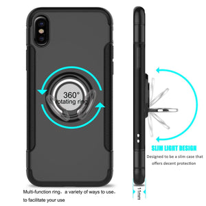 Samsung S9 Plus Dual Layer iRing Magnetic Circle Case Cover