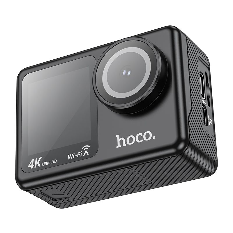 Hoco DV101 Dual Color Screen Sports Camera 4K WiFi Action Camera With Remote Control Screen Waterproof Sport Camera