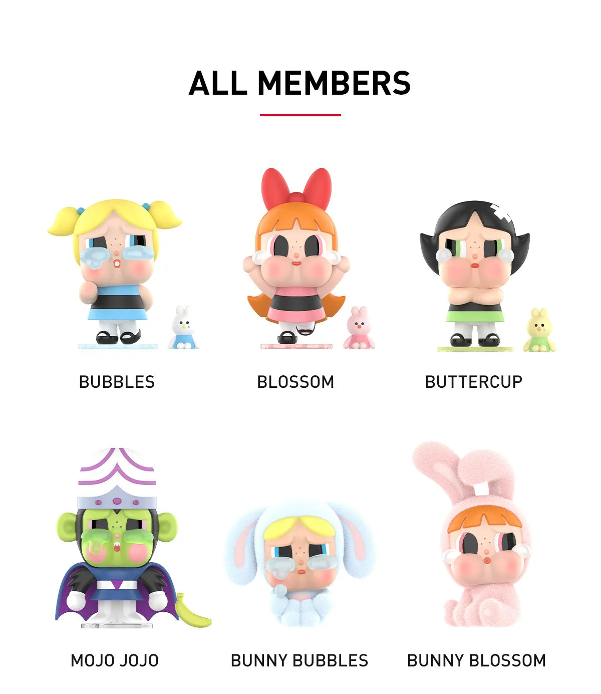 CRYBABY × Powerpuff Girls Series Figures