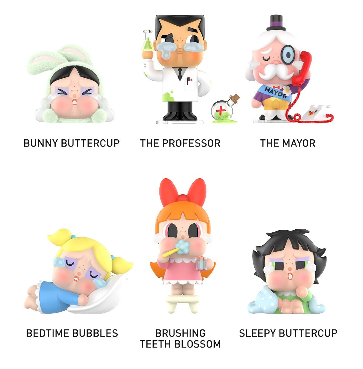 CRYBABY × Powerpuff Girls Series Figures