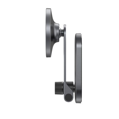 Baseus T-Space Series Folding Metal Car Mount Magnetic Phone Holder-Frost Silver