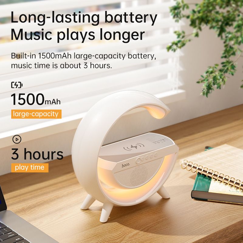 Hoco DS43 15W Wireless Charging Smart Ambient Light Speaker