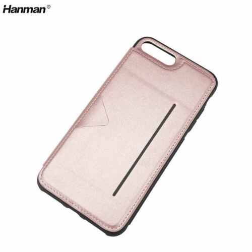 iPhone Shockproof Luxury Leather Multi Card Slot Holder Hanman Back Case