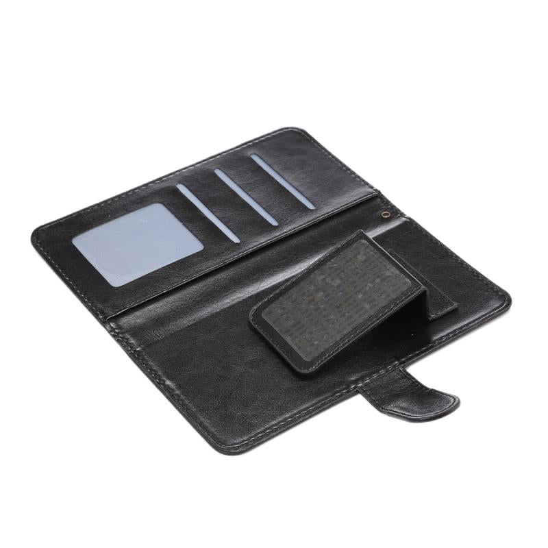 Universal Phone Leather Case Cover Flip Stand