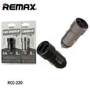 Remax RCC220 Dual USB Port 2.4A Fast Charging Car Charger