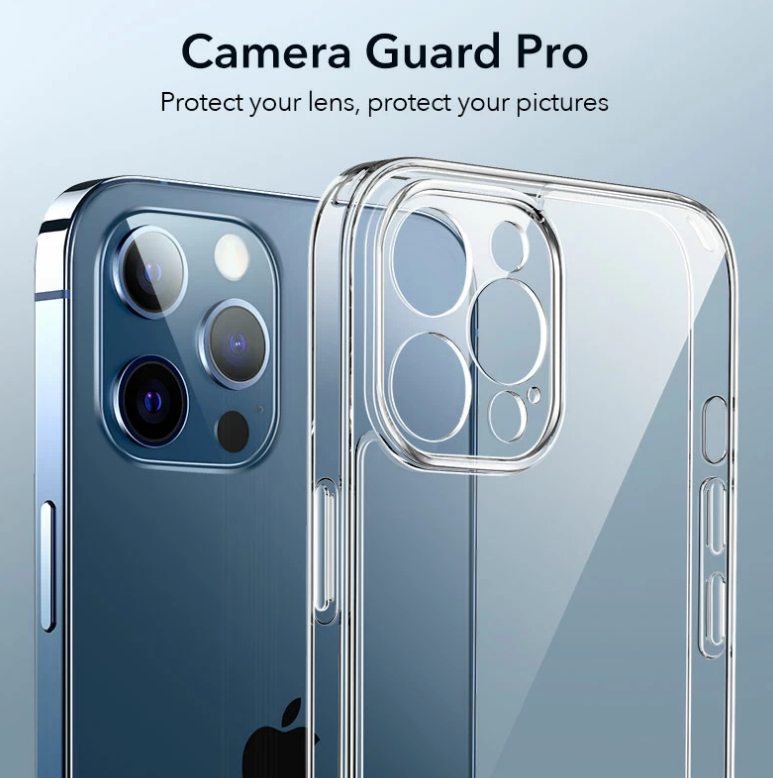 iPhone Hybrid Transparent Case With Camera Protection