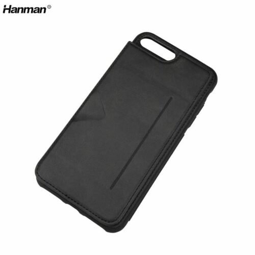 iPhone Shockproof Luxury Leather Multi Card Slot Holder Hanman Back Case