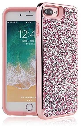 Samsung Galaxy Dual Layer TPU PC Hybrid Rhinestones Glitter Bling Diamond Phone Case