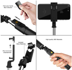 Load image into Gallery viewer, K07 Extendable Wireless Remote Selfie Stick Tripod Holder Mount
