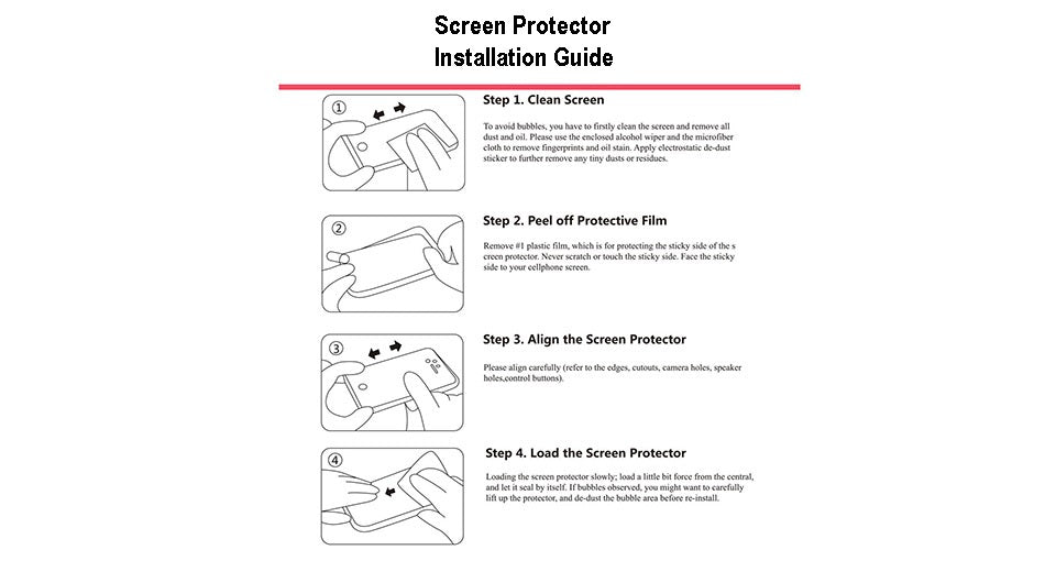 iPhone Ultra-Clear Screen Protector Film Guard Cover